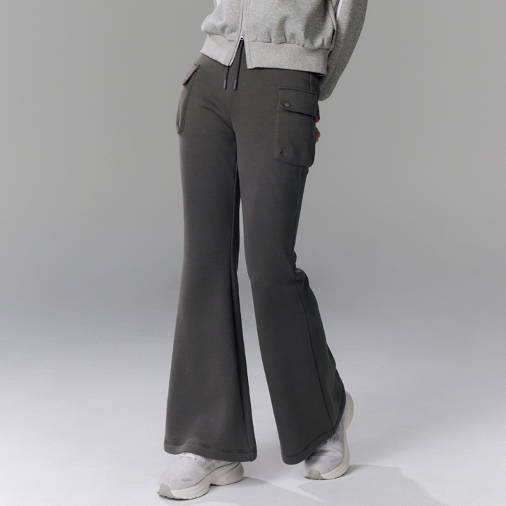 XFL4PT1116 Warm Soft Out-pocket Boots Cut Pants Bottom