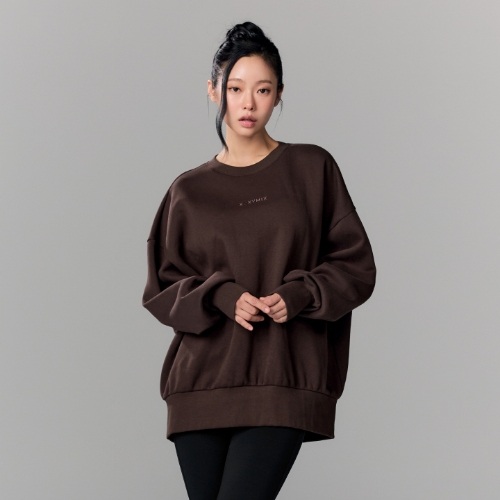 XFL4TU1111 Warm Soft overfit Man to man TOP
