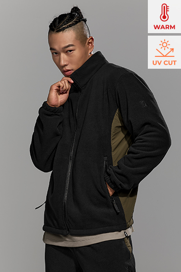 XML4JL1002 Comfort Fleece Men's Highneck Zip-up Jacket