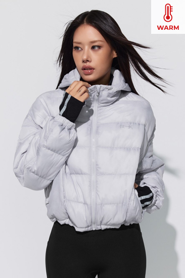 XFL4JP1004 RX Glow Run Hood Padding Jumper TOP