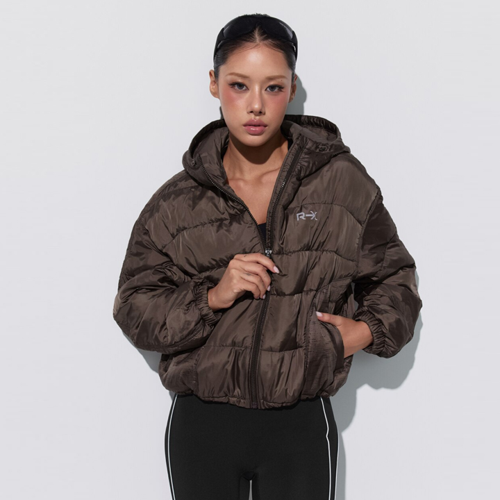 XFL4JP1004 RX Glow Run Hood Padding Jumper TOP