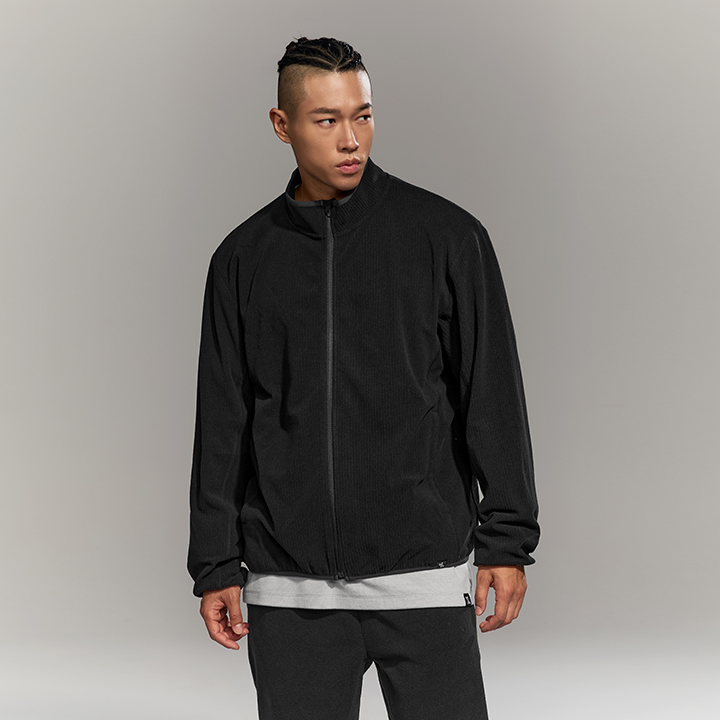 XML3JL1104 Flex Grid Fleece Zip-up Jacket Top