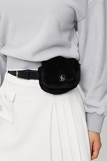 XUL4AB1702 Fluffy Fur Mini Belt Bag Etc