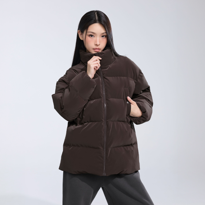 XFL4JP1106 Glossy puffer overfit jumper