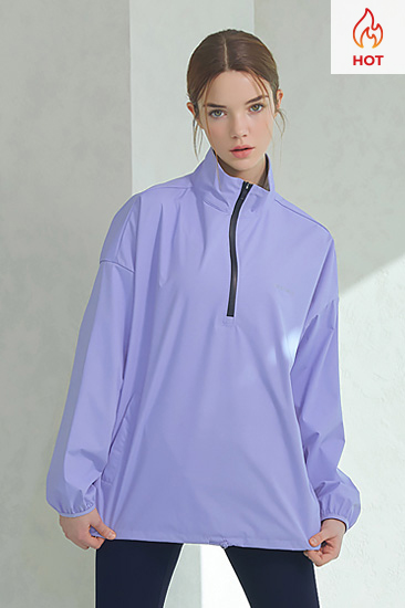 XA5360G Anorak Sweat Suit Pale Iris Top