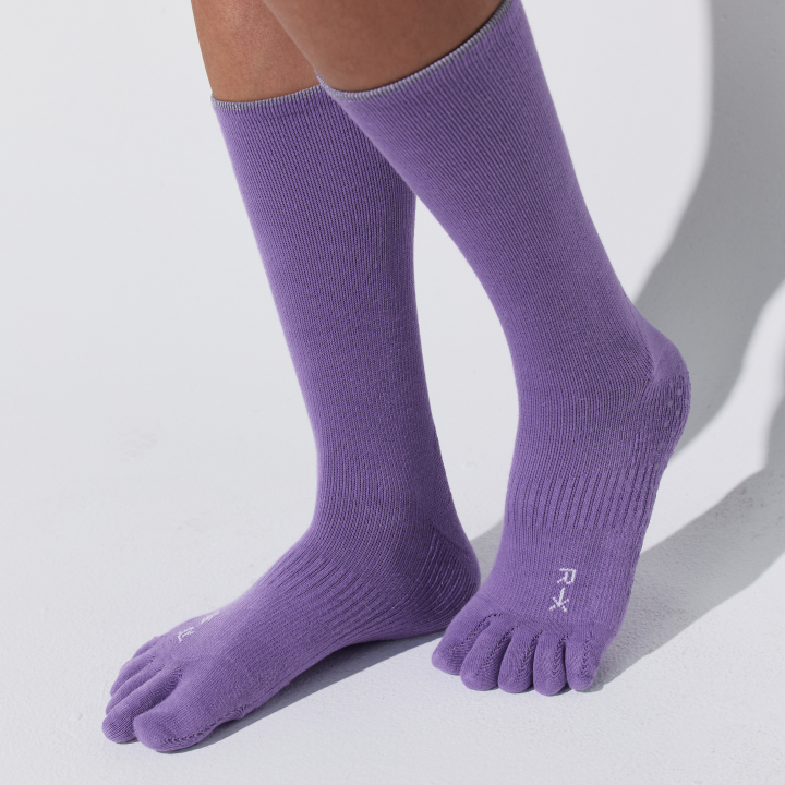XUL3AM1606 RX Runner's Toe Non-slip Crew Socks ETC