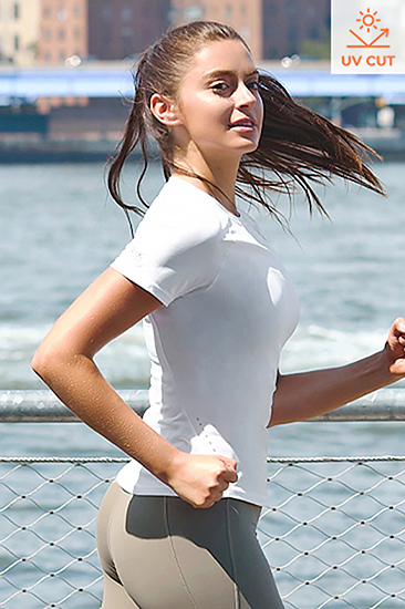 XWFST03J3 RX Cool Light Mesh Short Sleeve Top